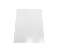 Ferroflex A4 Flexible 3M Self Adhesive & Gloss White Ferrous Sheet For Walls, Creating Surfaces Magnets Will Attract To - 1 Sheet