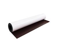 FerroFlex® Gloss White Flexible Ferrous Sheet for Walls, Office, Home and Creating Instant Surfaces Magnets Will Attract to - 620mm Wide - 1m Length