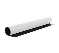 Ferroflex Self Adhesive & Gloss White Flexible Ferrous Sheet For Walls, Creating Surfaces Magnets Will Attract To - 1M Length