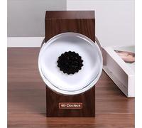 Ferrofluid Visualizer Dancing with Music Rhythm, Magnetic Fluid Music Speaker Mate,Ferrofluid Desk Decor Lamp, A Retro Gift for Friends (Ferrofluid Color: Starry Black)(Does Not Make Sound)