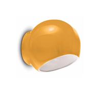 Ferroluce Ayrton ceramic wall light, yellow