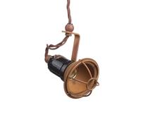 Ferroluce C1660/1 hanging light with cage, black