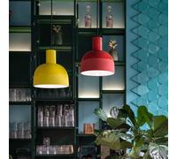 Ferroluce Caxixi pendant light made of ceramic, yellow