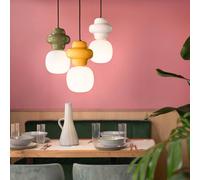 Ferroluce Copacabana hanging light, sage green