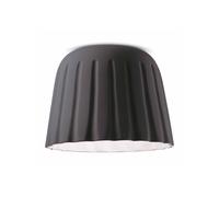 Ferroluce Madame Gres ceramic ceiling light 29 cm anthracite
