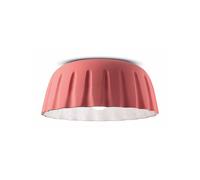 Ferroluce Madame Gres ceramic ceiling light height 17 cm, pink