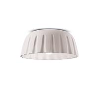 Ferroluce Madame Gres ceramic ceiling light, height 17 cm, white