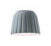 Ferroluce Madame Gres ceramic ceiling light height 29 cm, grey