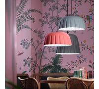 Ferroluce Madame Gres ceramic pendant light height 18 cm, grey