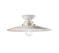 Ferroluce Retro ceiling light C105 white