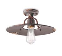 Ferroluce Vintage ceiling light C1445 in dove 40 cm
