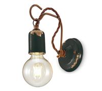 Ferroluce Vintage-style wall light C665 black
