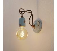 Ferroluce Vintage-style wall light C665 turquoise