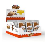 Kinder Cards Wafer Biscuit, Bulk Chocolate Gift Pack, Crispy Wafer with Creamy Milk and Cocoa Filling, Pack of 30 x 25.6g