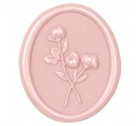 Ferrovista Wax Seal Stickers - 3D Tulip Wedding Invitation Envelope Botanical Stamp Stickers, 25pcs Self-Adhesive Lotus-Pink Flower Stickers, Perfect for Invitation, Christmas, Gift Wrapping, Party