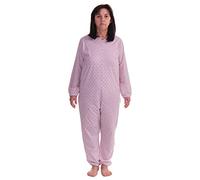 FERRUCCI COMFORT Sanitary Serenity Pyjamas Long Sleeve 1 Zipper/Zip Back Summer (Pink,L), Mujer