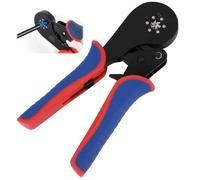 Ferrule Crimping Tool, Wire Crimper Plier, 0.08-16mm²/AWG30-5 Self Adjustable Ratchet Bootlace Ferrule Wire Crimping Plier, Hand Crimper Plier Wire Terminal Crimping Tool for VE Tube Type Terminal