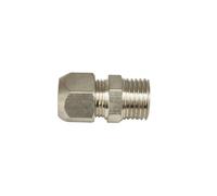 Ferrule Pipe Adapter 1/8in 1/4in 3/8in 1/2in BSP Male Thread Quick Fitting, 4 6 8 10 12 14 16mm Adapter Tube(12MM*3/8INCH)