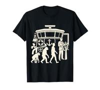 Ferry Captain Evolution Maritime Navigation Vessel Design T-Shirt
