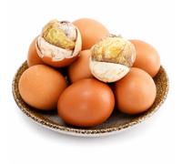 Fertilised Chicken Eggs, Chinese Balut Style Maodan Eggs, Traditional Asian Speciality Food, Ready to Eat Unique Sharing Snack for Home Dining, Parties & Gatherings Dipping sauce 10 pieces