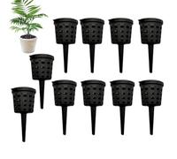 Fertiliser Basket Set - 10 Pieces Durable Copper Bonsai Feeder Plant Food Holder Portable Tree Container Long Term Growth Aid Compact Plant Care System | Fertiliser Container For Kr