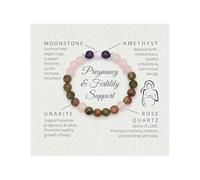 Fertility Bracelet for Women - IVF Essentials & Transfer Day Must-Haves, Healthy Pregnancy Bracelet, Conception Support, Thoughtful Keepsake for a Friend’s Journey, Mom-to-Be Gift for 1st Time Mom