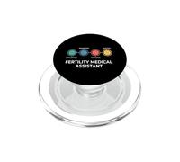 Fertility Medical Assistant IVF Tech Medicine Funny Nurse PopSockets PopGrip for MagSafe
