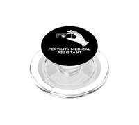 Fertility Medical Assistant IVF Tech Medicine Funny Nurse PopSockets PopGrip for MagSafe