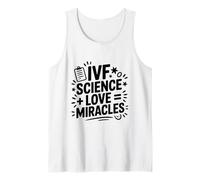 Fertility Nurse in Vitro, IVF Science Love Miracles Tank Top