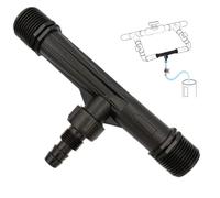Fertilizer Injector, 3/4 Inch Fertilizer Injector for Drip Irrigation Black Plastic Agriculture Tool, Agriculture Tools