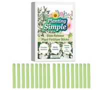 Fertilizer Sticks - Lasting Plants, Growth Fertilizers Stick, Garden Fertilizers, 4inch Organic Mineral Core, Root Boosting Plant Food, Seasonal Feed Applicator | chaos Free Insertion For All Indoor