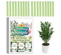 Fertilizer Sticks, Plant Food Sticks, Plant Growth Food Spikes, Lasting Plant Growth Fertilizer Stick - Plant Food Fertilizer Sticks, Easy Plant Care For All Indoor Flowering Houseplants