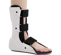 Férula ortopédica para pie caído, bota ortopédica para fracturas, fijación de tobillo, protector de pantorrilla ajustable y transpirable, ideal para lesiones en dedos, pies o tobillos, fracturas