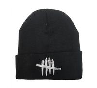 FERVEX Dead Day.lig-ht Mens Hats,Warmer Warm Knit Roll Cuff Beanie,Cosy Daily Beanies Cap,for Unisex Gift-Black||1 Piece