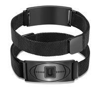 Fervia Football Initial Bracelet Black/Sliver/Gold Stainless Steel A-Z Letter Charm Bracelets Adjustable Wristbands Football Gifts Idea for Men Boys Players Team Lovers Men Dad, Initial J, Stainless