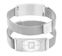 Fervia Football Initial Bracelet Black/Sliver/Gold Stainless Steel A-Z Letter Charm Bracelets Adjustable Wristbands Football Gifts Idea for Men Boys Players Team Lovers Men Dad, Initial B