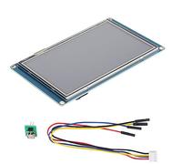 Ferwooh Nextion Basic Display 5.0'' NX8048T050 5.0inch TFT Resistive Touch Screen Panel 800x480 UART HMI Intelligent LCD Display Module for Arduino Raspberry Pi ESP8266