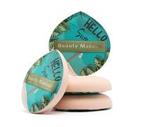 FERYES Large Teardrop Powder Puff for Powder Foundation & Concealer, Makeup Setting - Makeup Puff for Loose Powder, Cosmetics, 2 PCS
