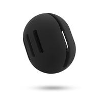 FERYES Makeup Sponge Holder - Unbreakable Silicone Eco-Friendly Beauty Blender Travel Case (Black)