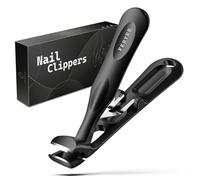 FERYES Ultimate Professional Angled Toenail Clippers for Thick Toenails & Seniors - Extra-Long Ergonomic Handle, Superior Cutting Power, Wide Grip