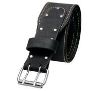 FESA Men's Leather Tool Belt - Handcrafted Top Grain Leather Tool Pouch Belt for Carpenters & Other Trade Professionals, Black - 3" Wide - Xxl, XXL