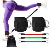 Fesatccoz Fitness Bands Set, TPE Resistance Bands for Strength Training with D-shaped Carabiners, 3 Strengths Pull-Up Bands for Home, Gym and On the Go