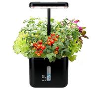 Fesatccoz Hydroponics Growing System with LED Grow Light, 3 Light Intensities and Auto Timer, Smart Garden Indoor Herb Garden Kit with Adjustble Height Up to 15 Inches for Home