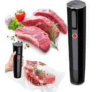 Fesatccoz Portable Cordless Handheld Rechargeable Vacuum Sealer with 30pcs Vacuum Bags for Food Storage
