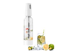Fesatccoz Sparkling Water Maker, Portable Soda Maker with 1L Food Grade Bottle for Making Fresh Fizzy Drink Not Includes 8g CO2 Cylinders