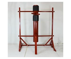 FESINSO Freestanding Wing Chun Wooden Dummy With Tripod Base, Adjustable Height Mook Yan Jong For Martial Arts Training, Solid Wood Construction, 3 Colors Available(Red)