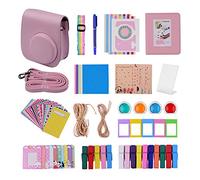 Fesjoy 12 in 1 Instant Camera Accessories Kit for FUJIFILM Mini 11 with Case, Strap, Photo Album, Photo Clips, Photo Frame, Hanging Rope, Hook