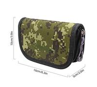 Fesjoy 16pcs Fishing Spoon Lures Metal Baits Set for Casting Fishing,Sharpe Treble Hook for Higher Hookup Ratio,Water-Resistant Box/Cover,Easy Attaching to Bag,High Carbon Steel Copper Construction