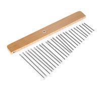 Fesjoy 25 Metal Bar Wind Chimes Bright Sound Hand Percussion Chimes for Children's Program and Choir Music Metal + Wood