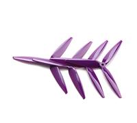 Fesjoy 3 Blade Propeller 2 Pairs Tracker 7X4X3 7040 7 Inch Three Blade Propeller (2CW+2CCW) Poly Carbon for 7 Inch 8 Inch FPV Remote Drone, Purple